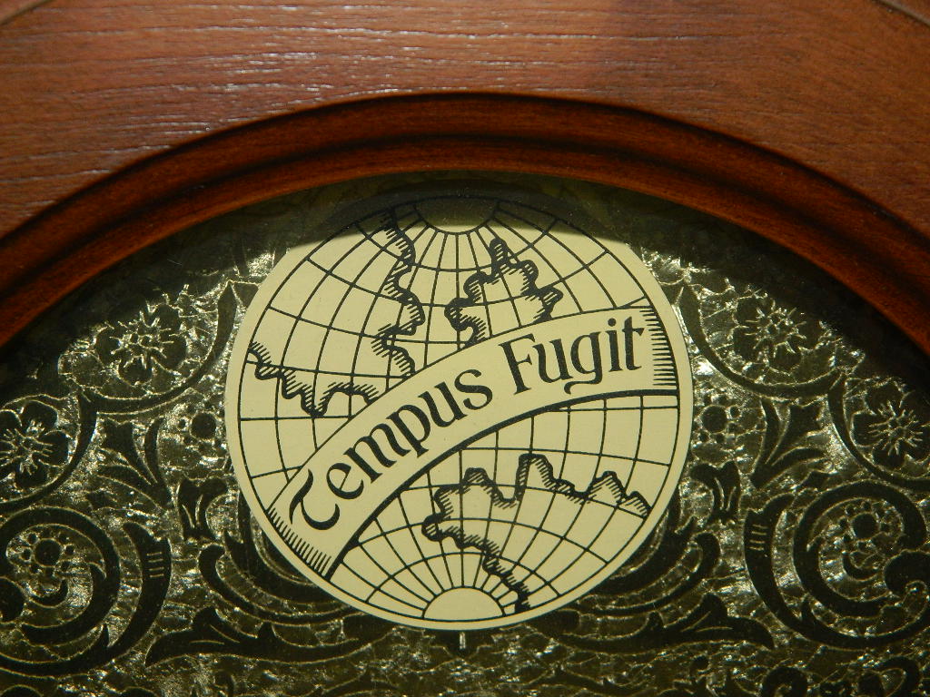 AA3355 Vintage TEMPUS FUGIT PIPER Grandfather Clock w/ FRANZ