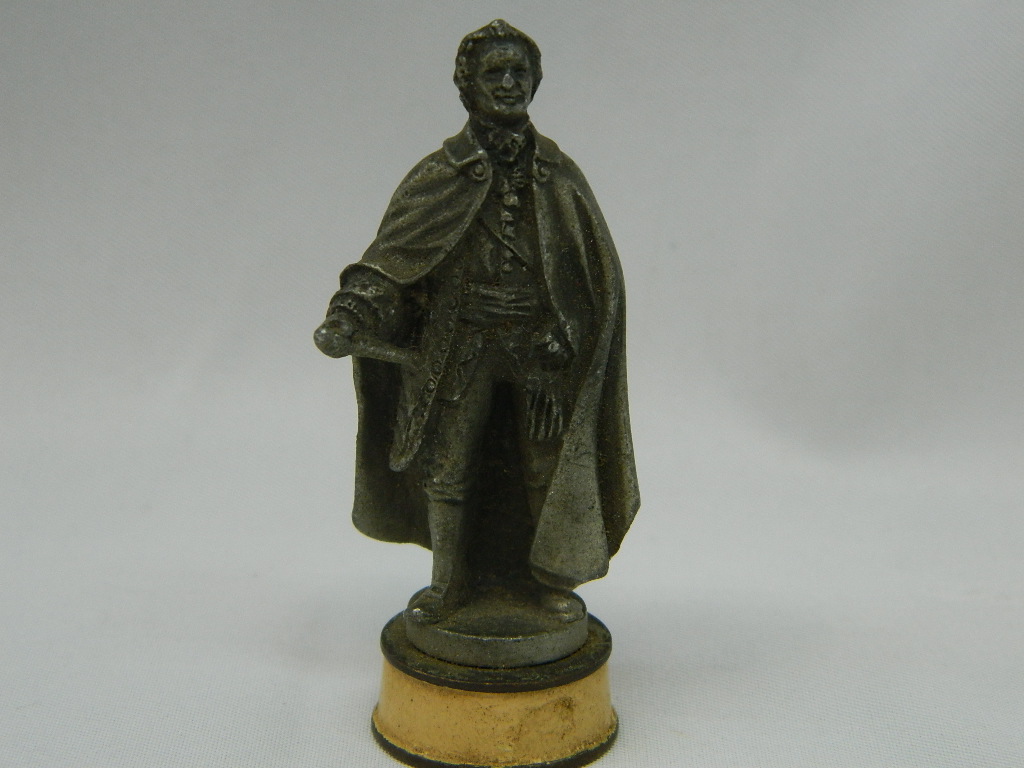 FL3821 Vintage Miniature PEWTER Made Marked ‘FM87’ Victorian Man
