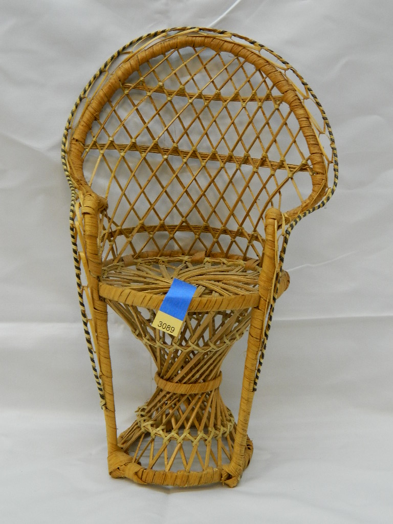 AA3089- Wicker Made Doll Chair 12 Inches Tall – Wilbur Auction