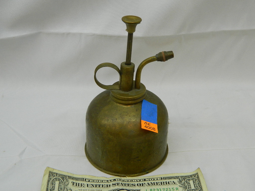OE4008 Old Copper Made No. 107 Marked Hong Kong Oil Dispenser ‘GREAT