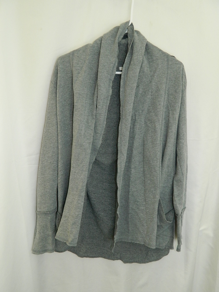 AA4669- Women’s Sz L MAURICES Grey Cardigan Style Jacket – Wilbur Auction
