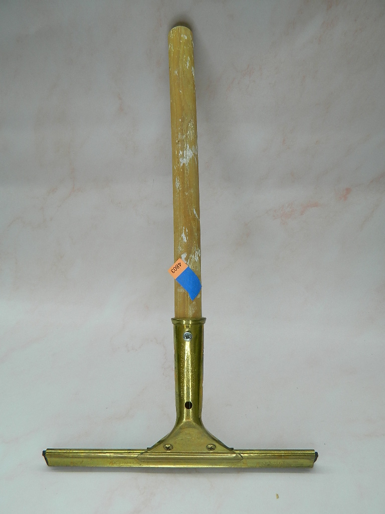 AA4803 Old Wooden Handled ‘ETTORE’ Master Squeegee 16.25×9.75 Inches