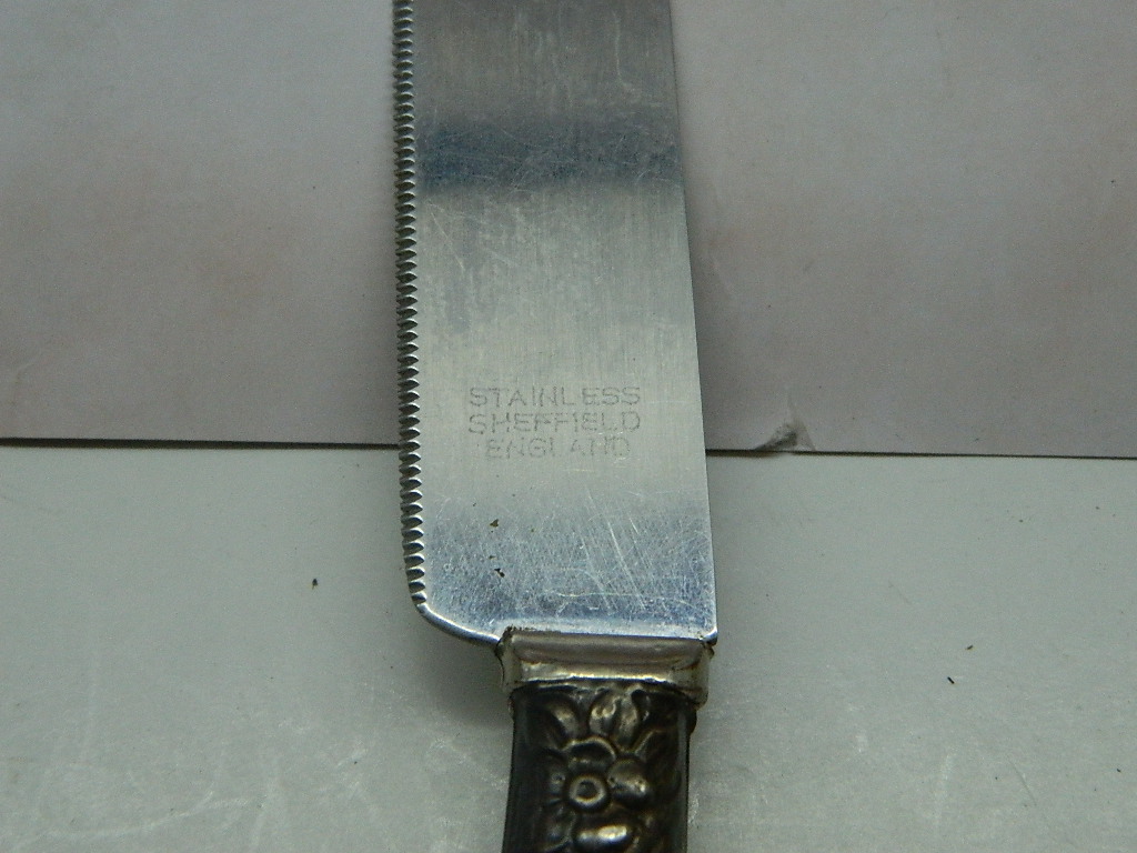 AA5292- Vintage Stainless Steel ‘SHEFFIELD ENGLAND’ Cake Knife ...