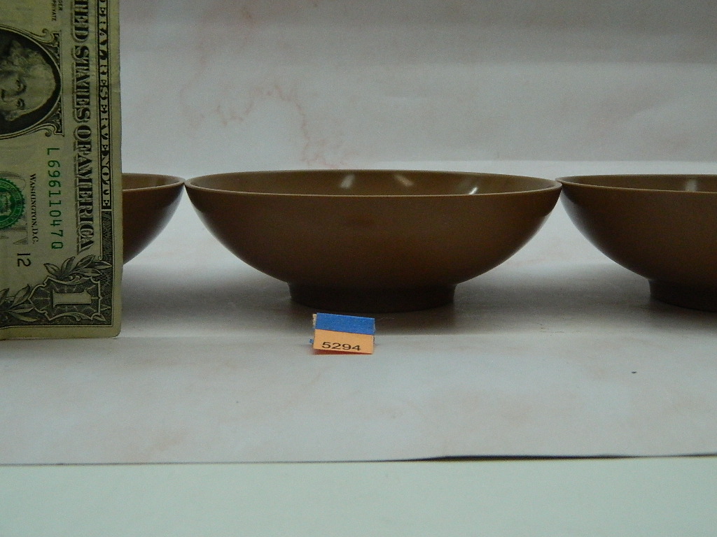 AA5294 Collection of 3 Vintage ‘TEXAS WARE’ Brown Small Bowls ‘2×5.75 Inches’ Wilbur Auction