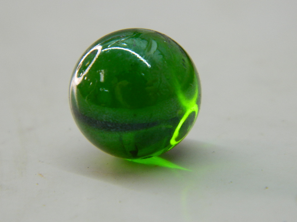 CA6165 Vintage Collectible ‘Green’ Glass Marble Wilbur Auction