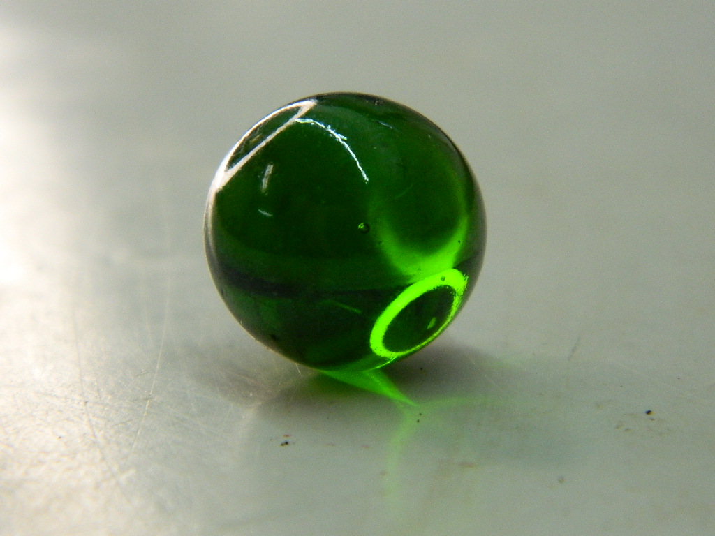 CA6165 Vintage Collectible ‘Green’ Glass Marble Wilbur Auction