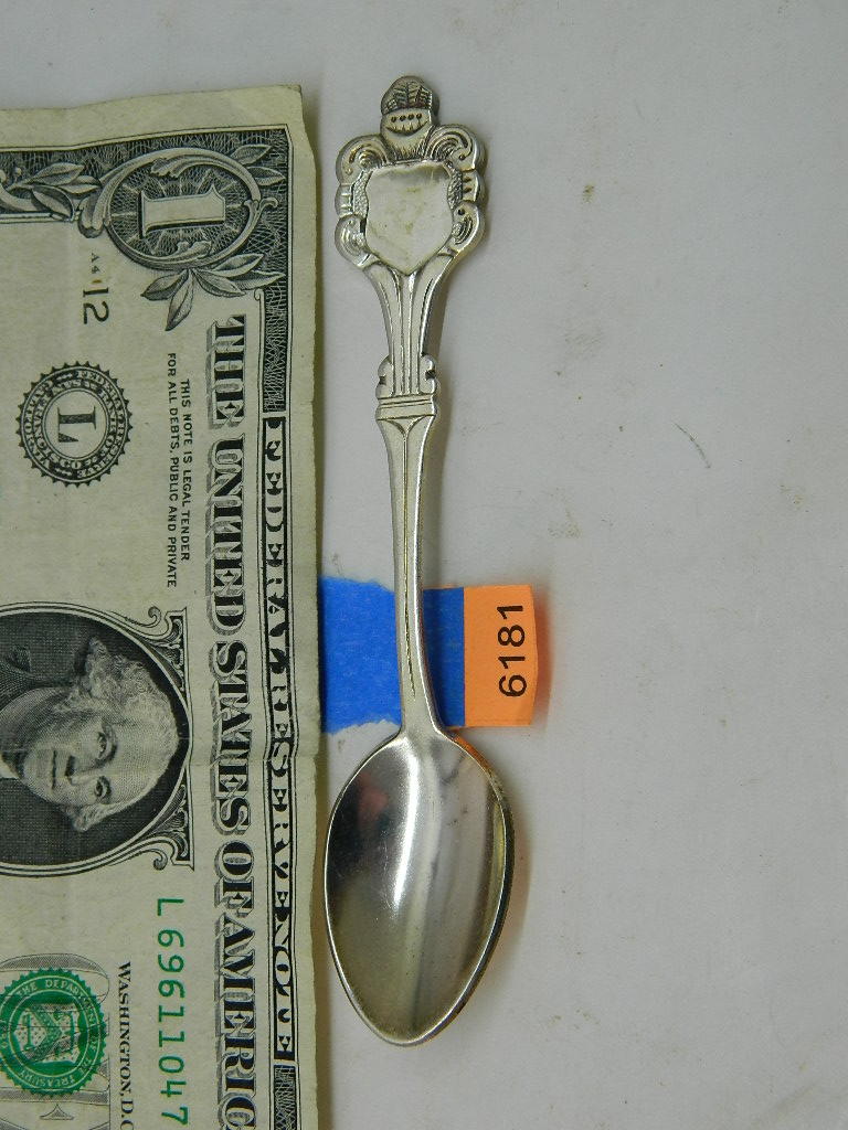 AA6181 Small Collectible Vintage Baby Spoon ‘4.5 Inches Long’ Wilbur