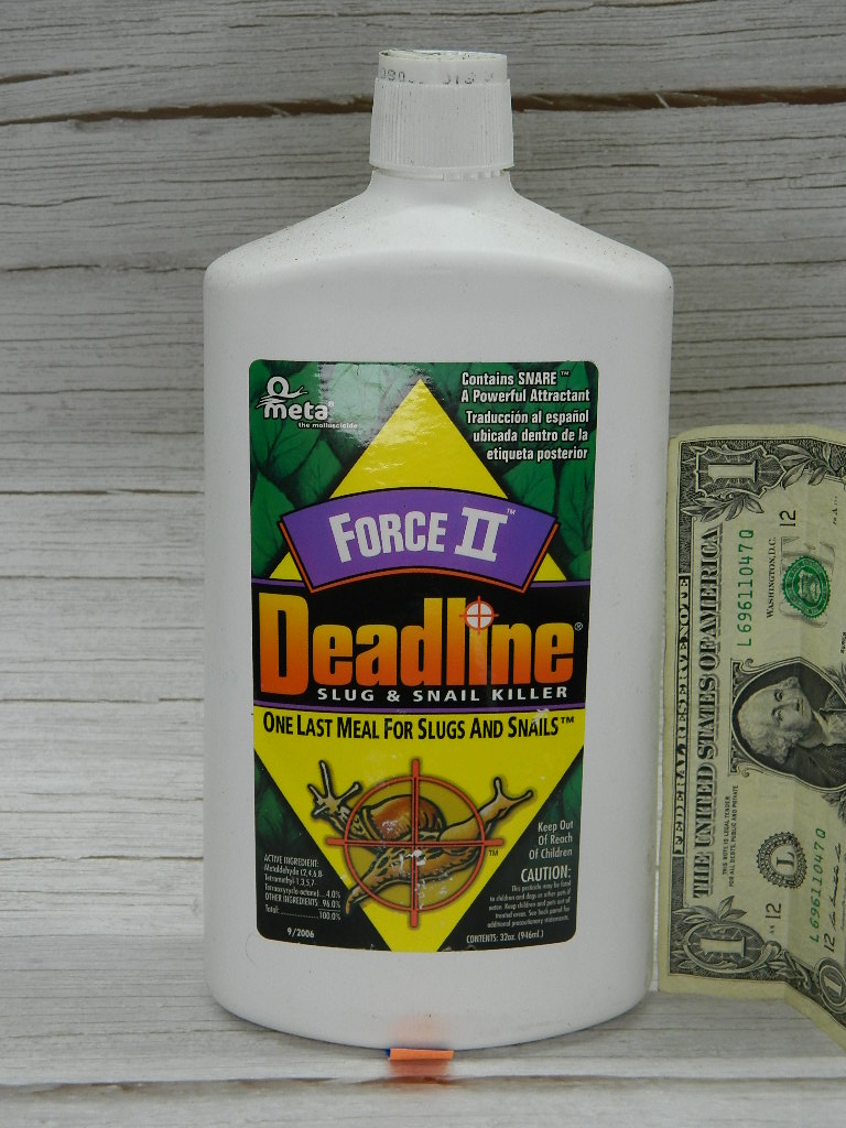BH5942 FULL ‘DEADLINE’ Force II ‘Slug and Snail Killer’ 32oz Formula Wilbur Auction
