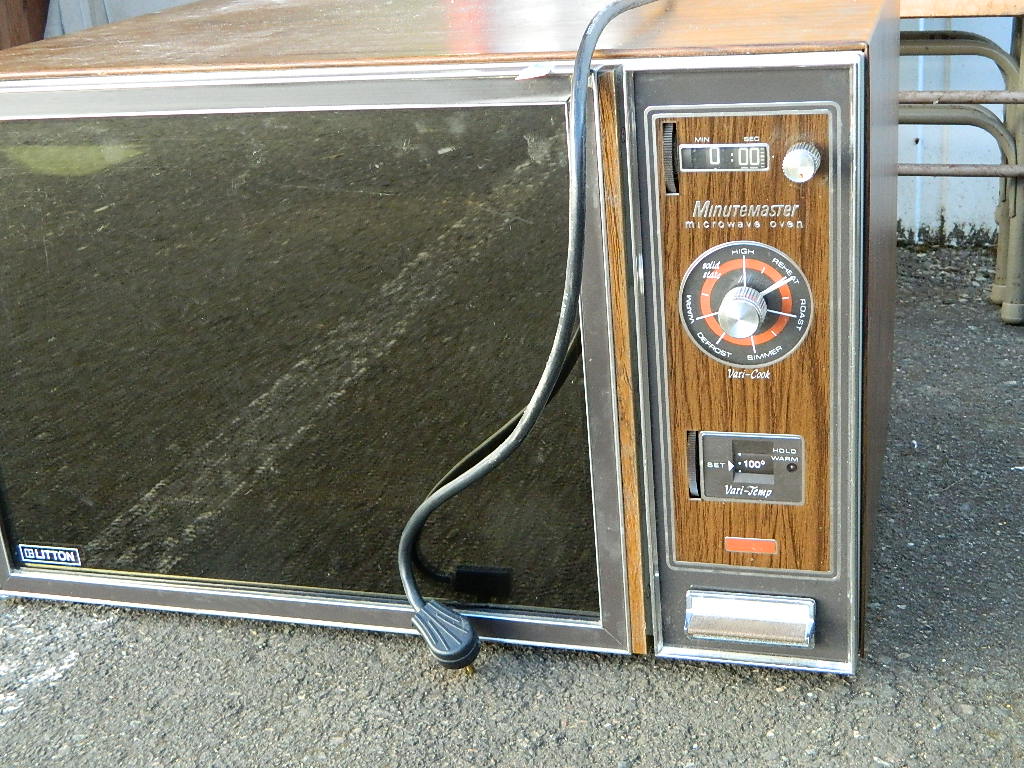 AA6015 WORKING Vintage Minute Master ‘LITTON’ Microwave Oven w/ Manual