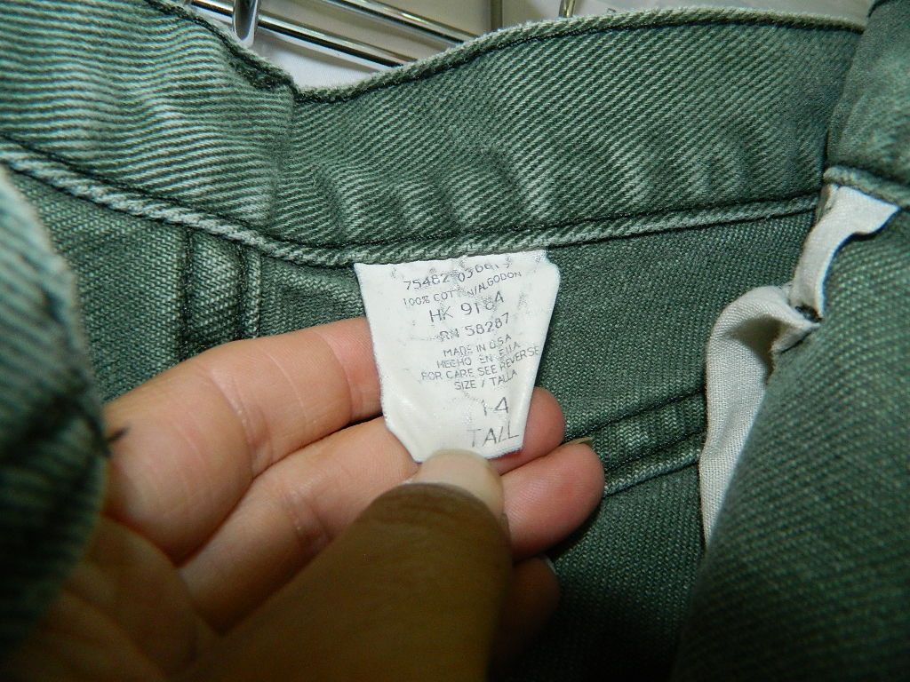 faded glory jeans green