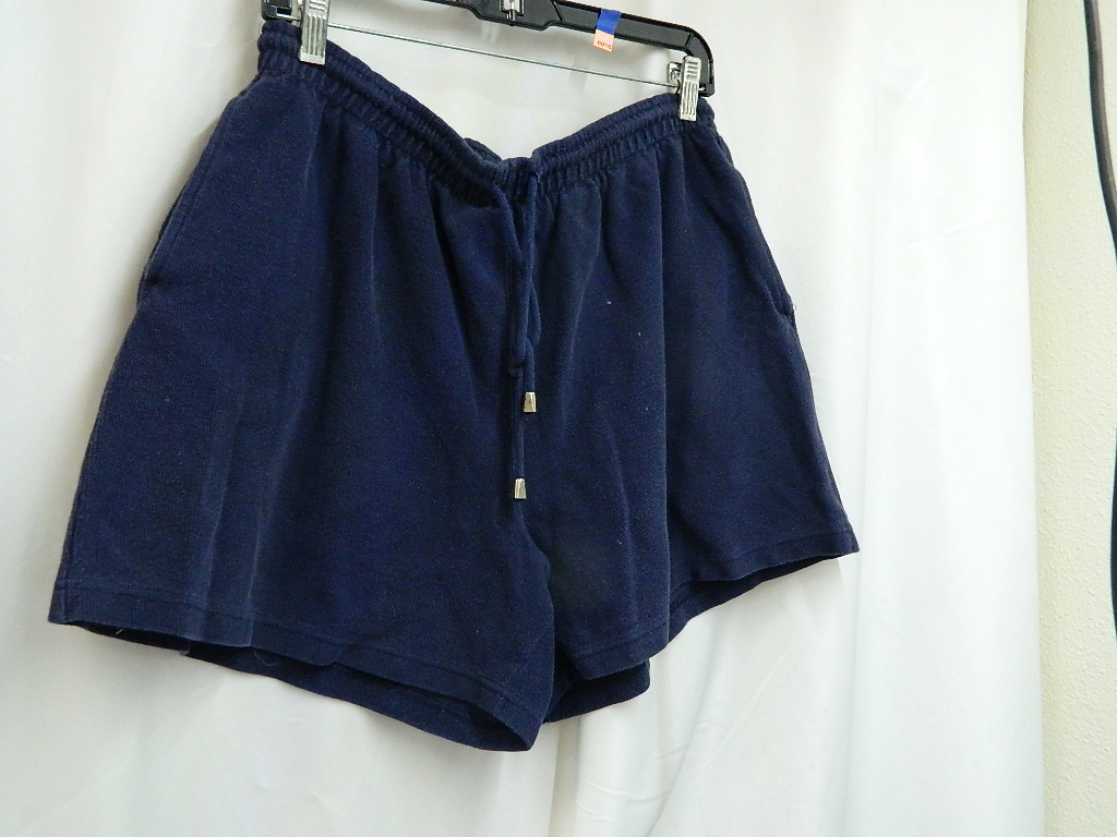 navy blue sweat shorts