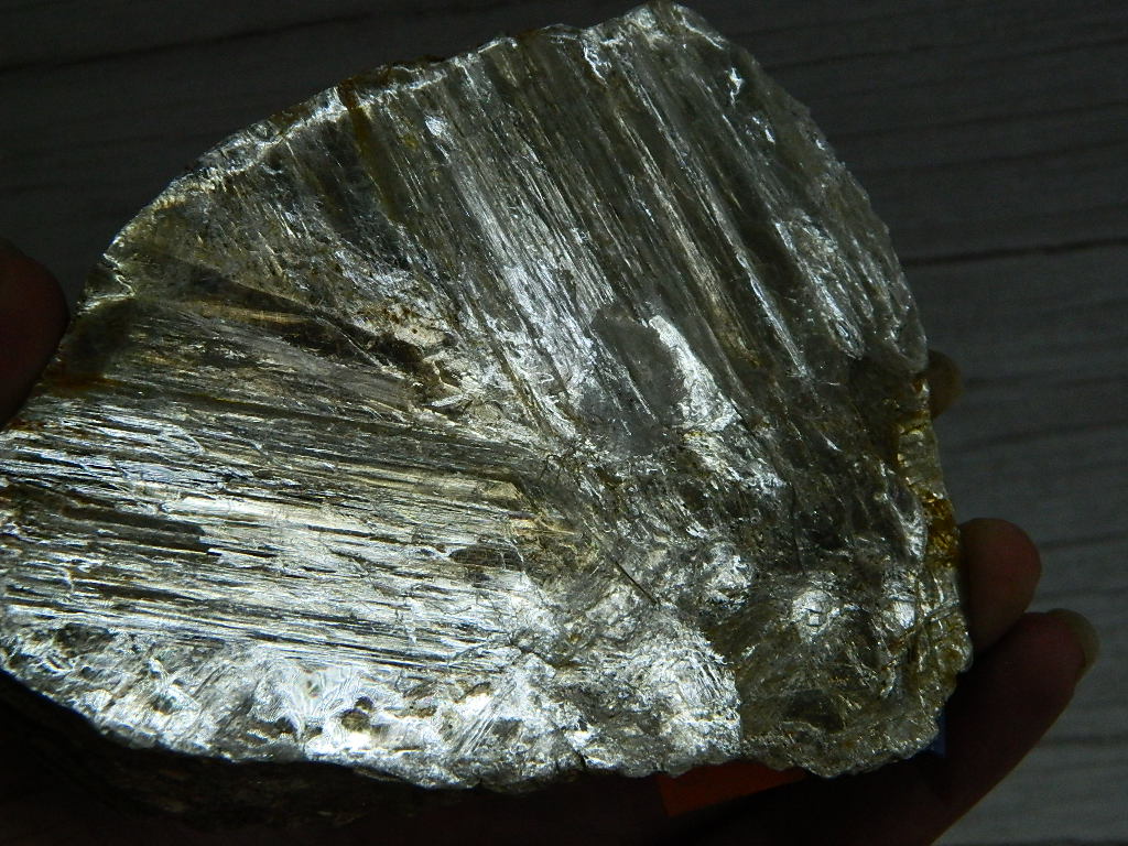 AA6923 Collection of Mica Rock Slab ‘Brittle Silver Black and