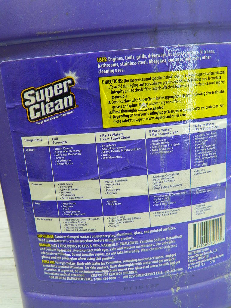 SG7265 FULL 1 Gallon Super Clean Degreaser Wilbur Auction