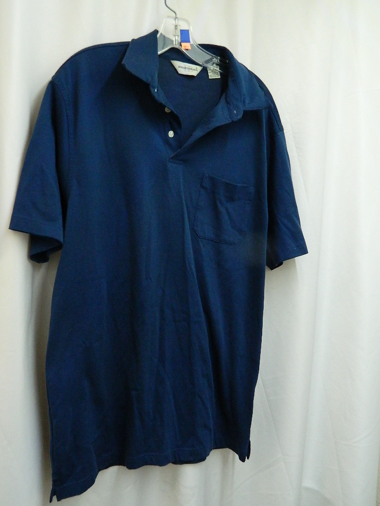 navy blue button up shirt short sleeve