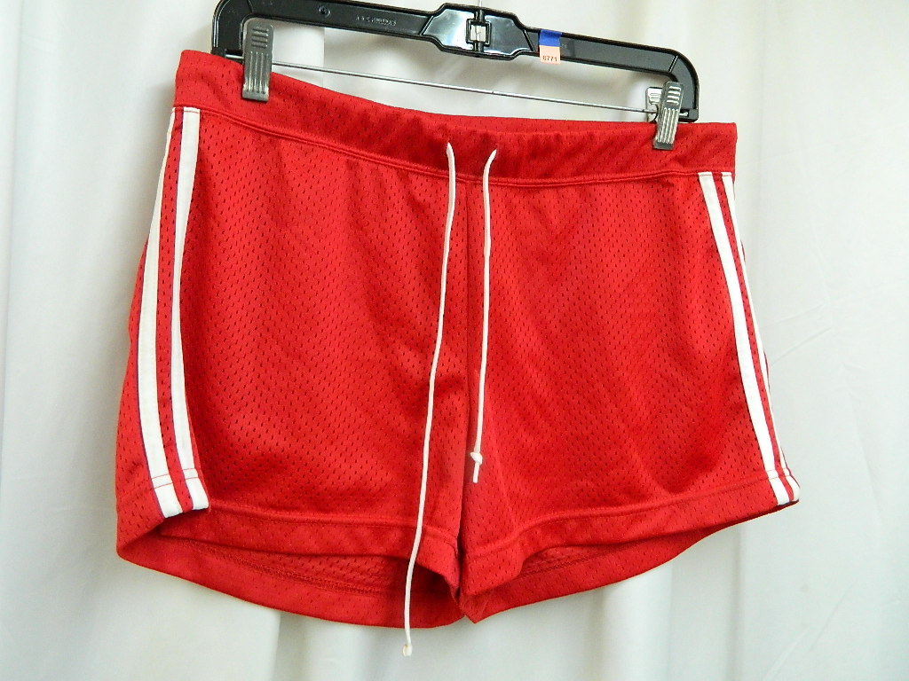 AA6771- Size Large Red and White Athletic Draw String Great Condition ...