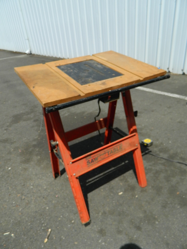 SG8065 WORKING HIRSH Saw Table w/ Shut Off Bar ’35x27x20in’ Wilbur