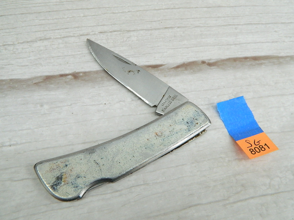 SG8081 Stainless Steel VANADIUM Taiwan Made Faded Pocket Knife ‘3.5in