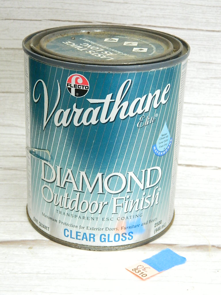 OE8310 Mostly Full VARATHANE ELITE Diamond Outdoor Finish ‘Clear Gloss