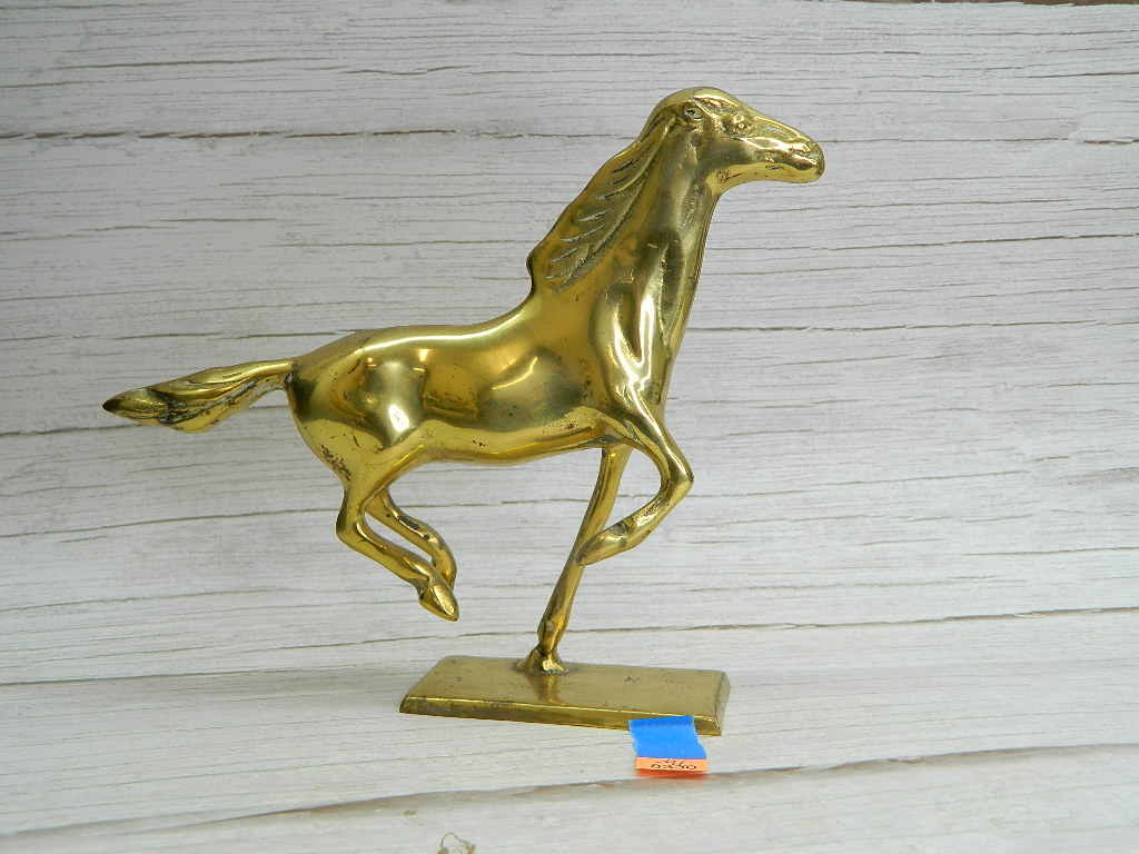antique brass horse statues for sale