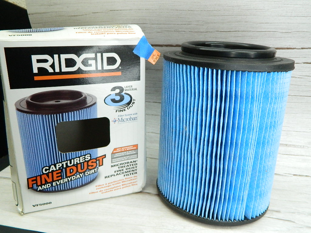 OE8363 NEW in Box RIDGID 3 Layer Material Replacement Filter VF5000 Fits all 620 Gal. RIDGID