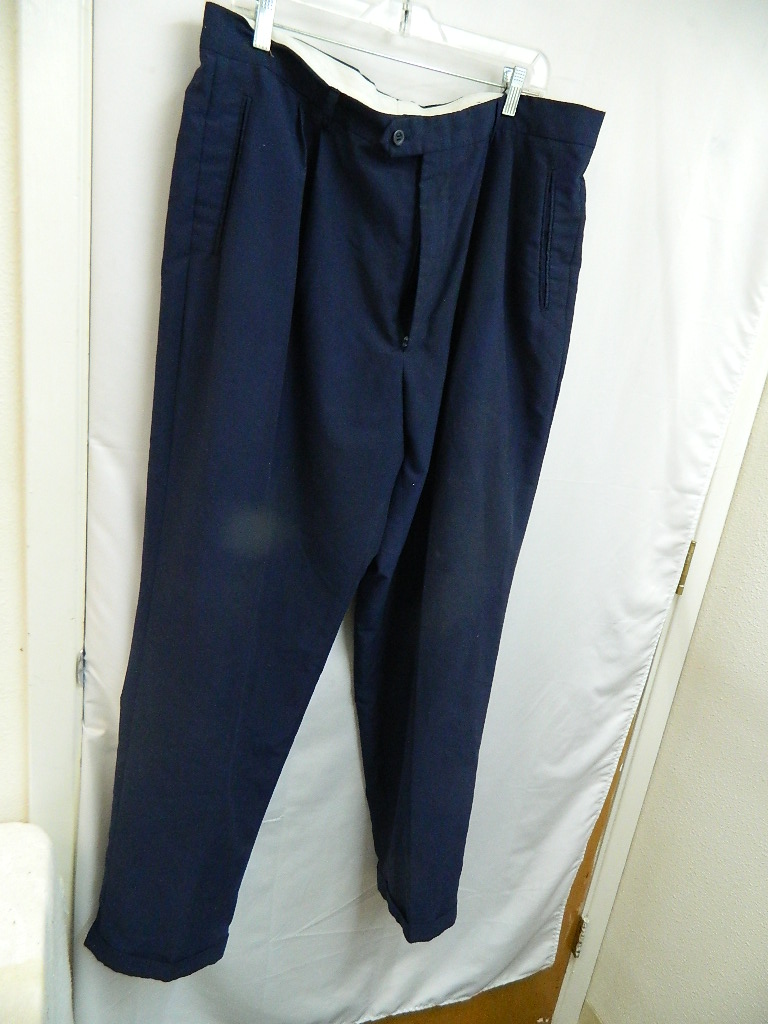 men's navy blue slacks