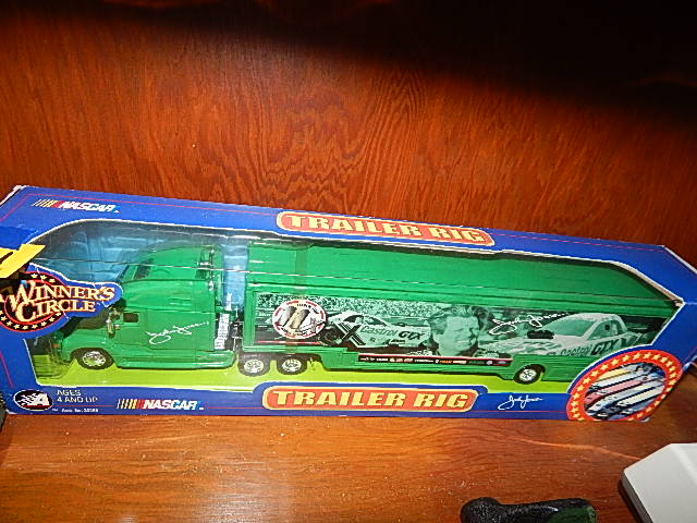 nascar semi truck toy